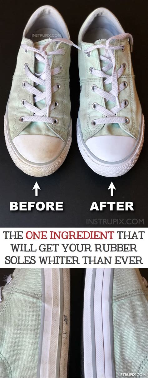 how to whiten converse rubber.